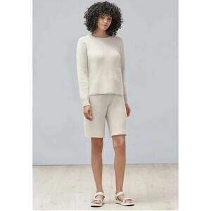 Johnny Was Calme Women’s Cashmere Ribbed Bermuda Shorts NWT Size Medium